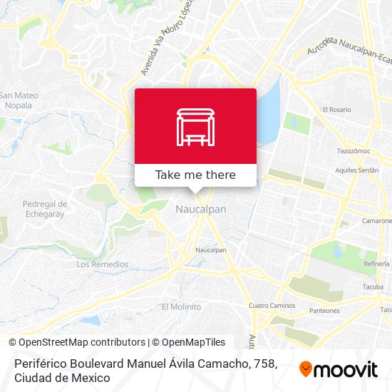 Periférico Boulevard Manuel Ávila Camacho, 758 map