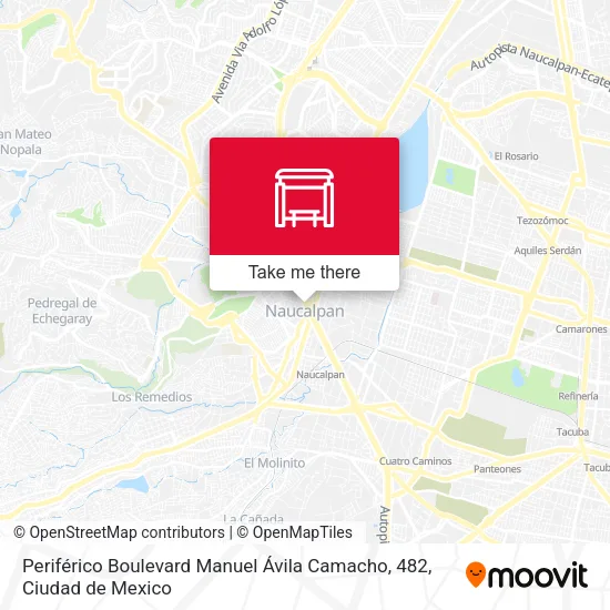 Periférico Boulevard Manuel Ávila Camacho, 482 map
