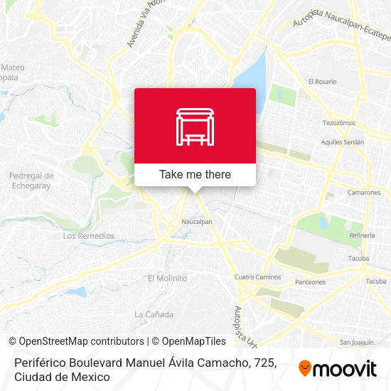 Periférico Boulevard Manuel Ávila Camacho, 725 map