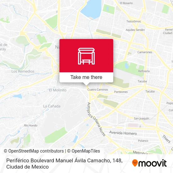 Periférico Boulevard Manuel Ávila Camacho, 148 map