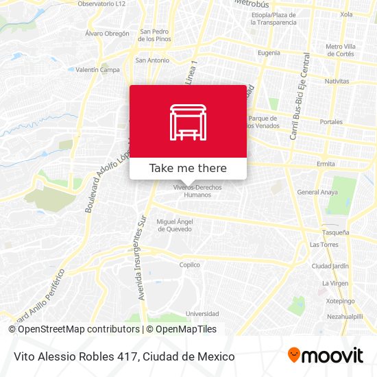 Vito Alessio Robles 417 map