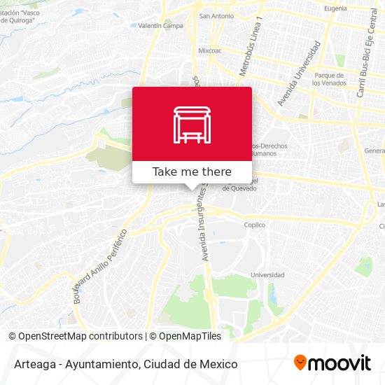 Arteaga - Ayuntamiento map