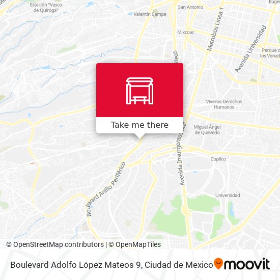 Mapa de Boulevard Adolfo López Mateos 9