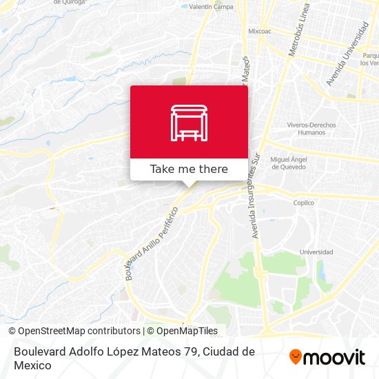Boulevard Adolfo López Mateos 79 map