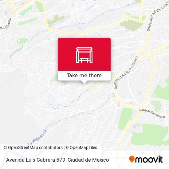 Avenida Luis Cabrera 579 map