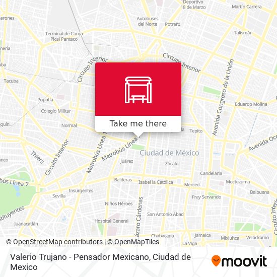 Valerio Trujano - Pensador Mexicano map