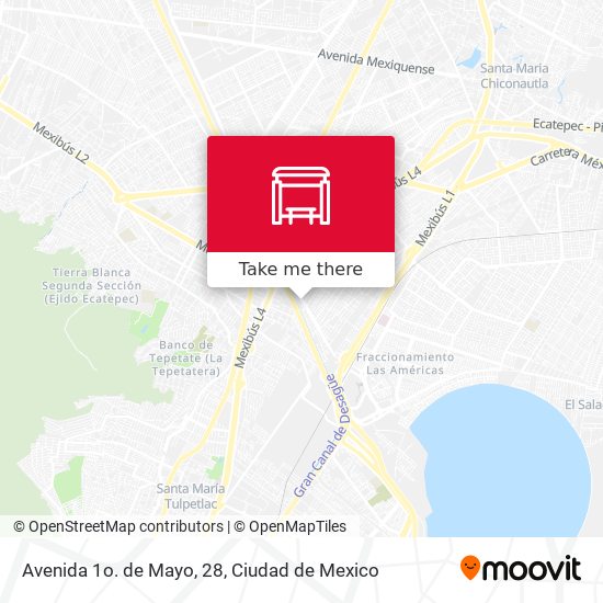 Avenida 1o. de Mayo, 28 map