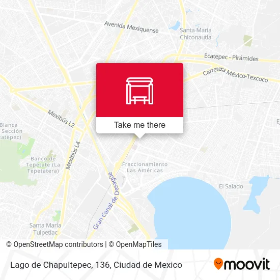 Lago de Chapultepec, 136 map