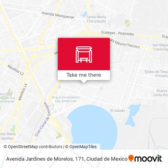 Avenida Jardines de Morelos, 171 map
