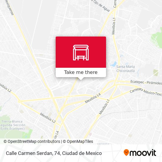 Calle Carmen Serdan, 74 map