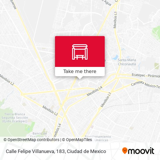 Mapa de Calle Felipe Villanueva, 183
