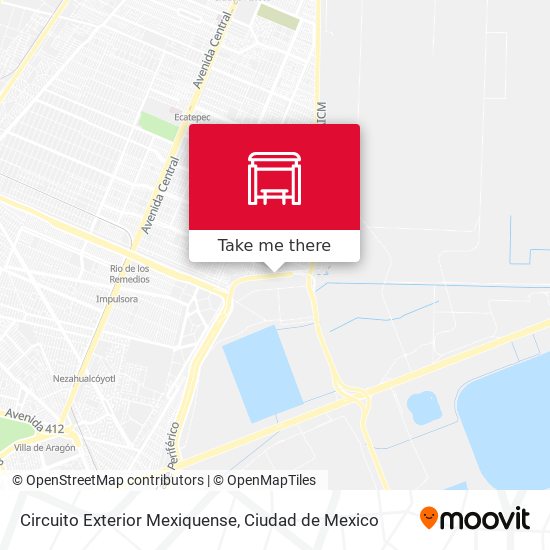 Circuito Exterior Mexiquense map