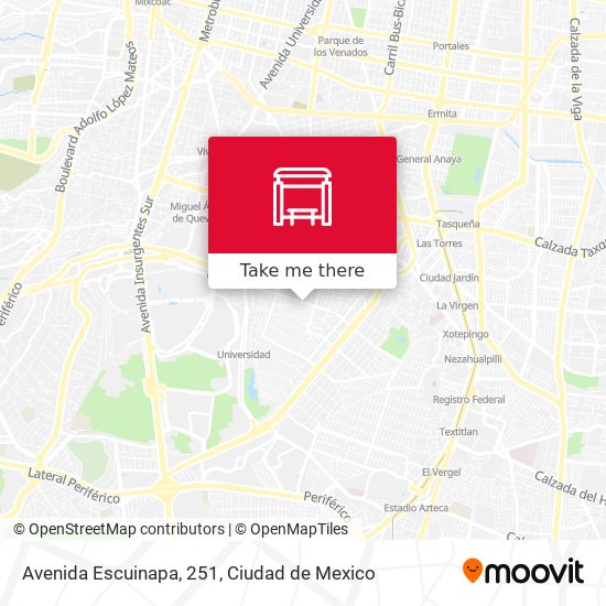 Avenida Escuinapa, 251 map