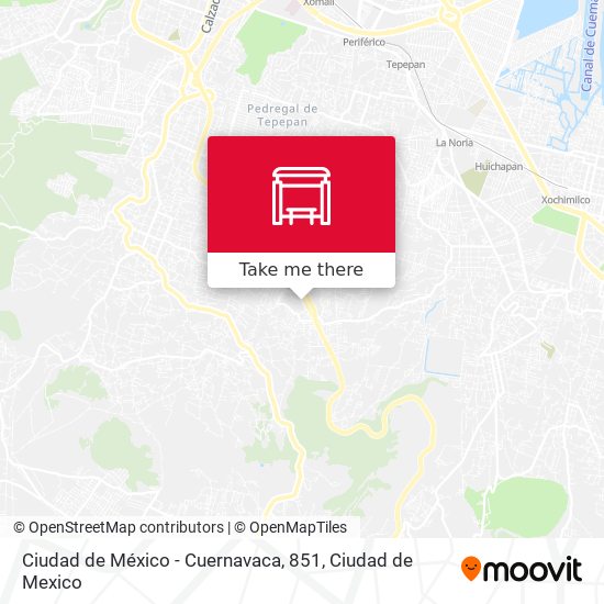 Ciudad de México - Cuernavaca, 851 map