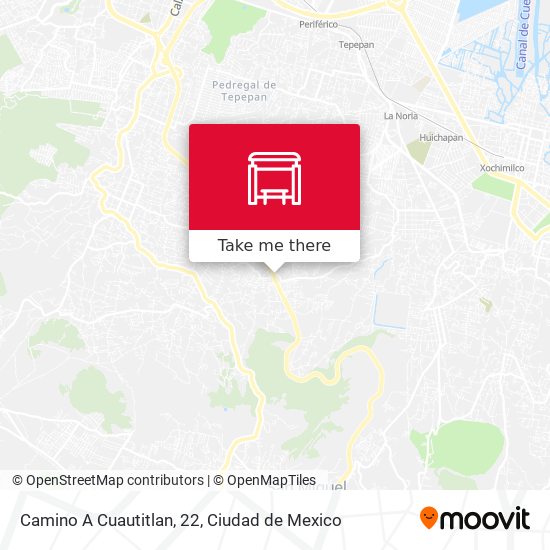 Camino A Cuautitlan, 22 map