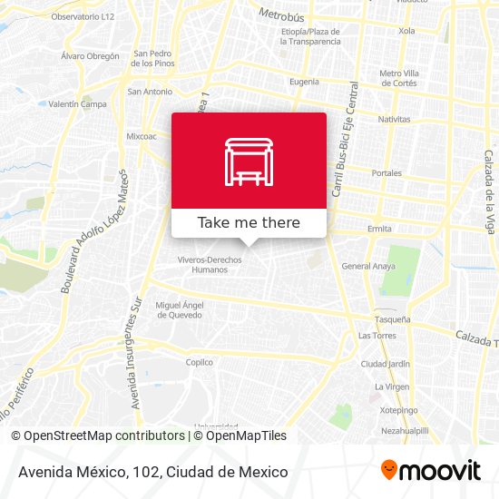 Avenida México, 102 map