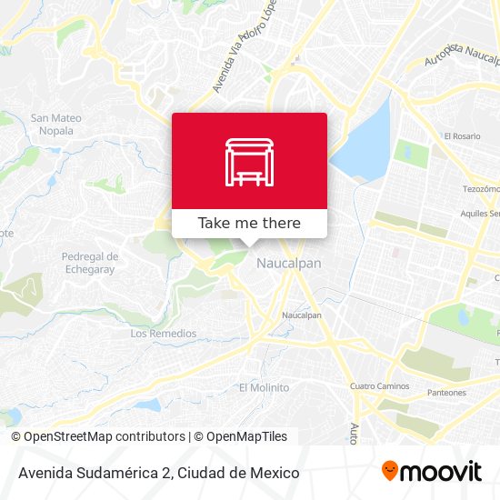 Mapa de Avenida Sudamérica 2