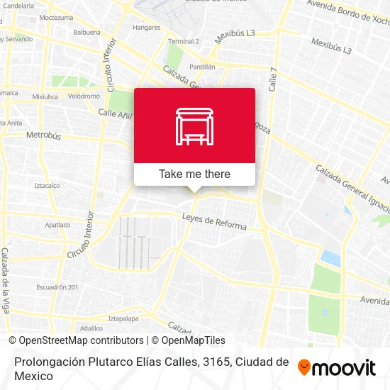 Prolongación Plutarco Elías Calles, 3165 map