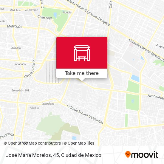 José María Morelos, 45 map