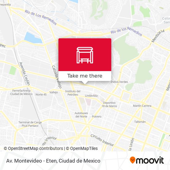 Av. Montevideo - Eten map