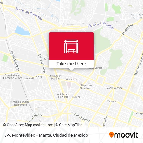 Av. Montevideo - Manta map