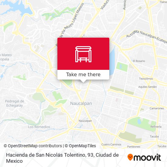 Hacienda de San Nicolás Tolentino, 93 map