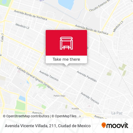 Mapa de Avenida Vicente Villada, 211