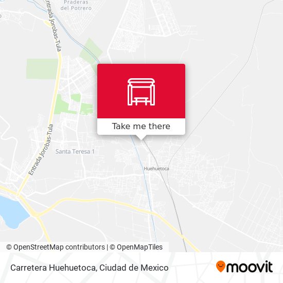 Carretera Huehuetoca map