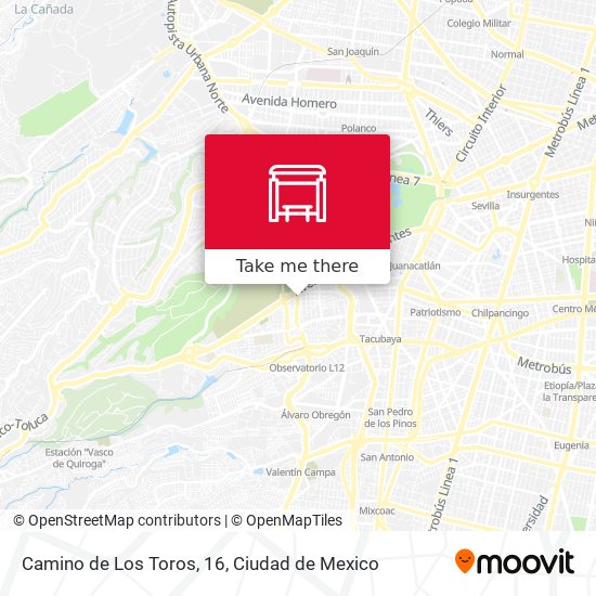 Camino de Los Toros, 16 map