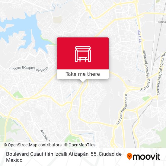 Mapa de Boulevard Cuautitlán Izcalli Atizapán, 55