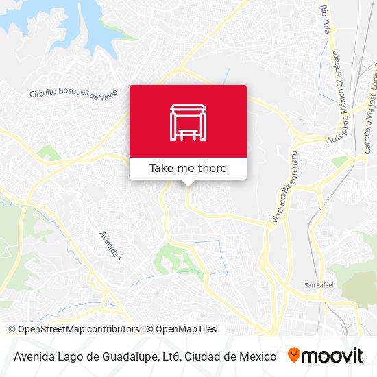 Avenida Lago de Guadalupe, Lt6 map