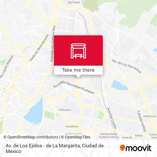 Av. de Los Ejidos - de La Margarita map