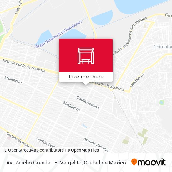 Av. Rancho Grande - El Vergelito map