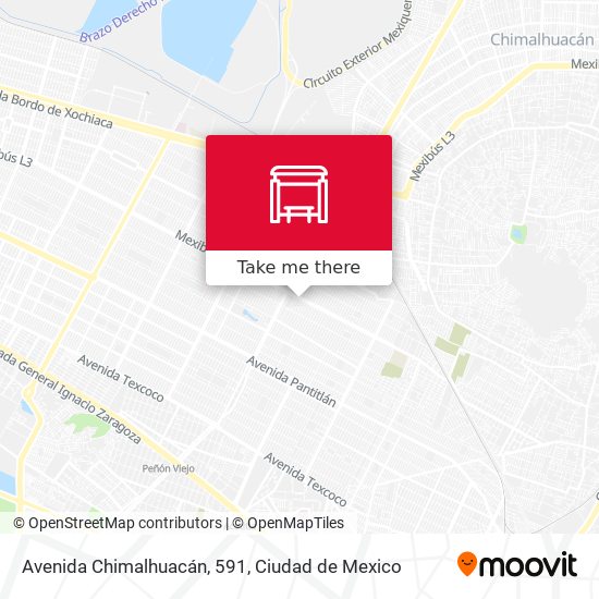 Mapa de Avenida Chimalhuacán, 591
