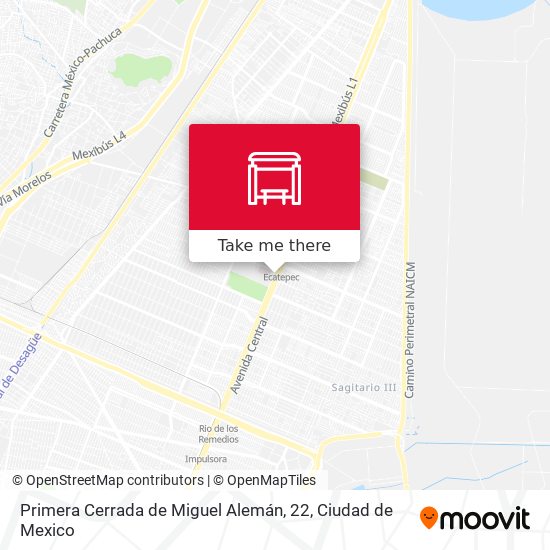 Primera Cerrada de Miguel Alemán, 22 map