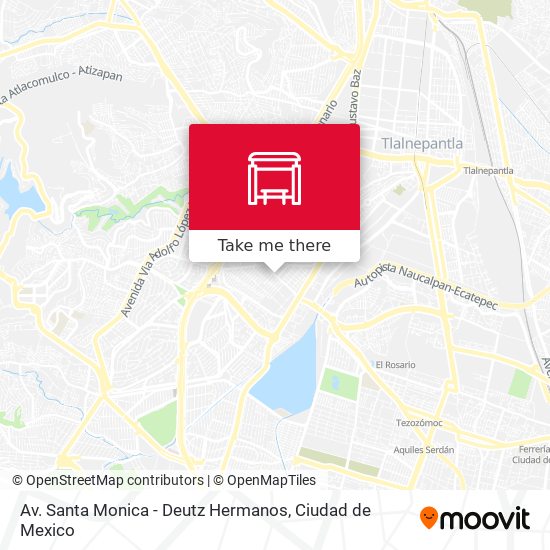 Av. Santa Monica - Deutz Hermanos map