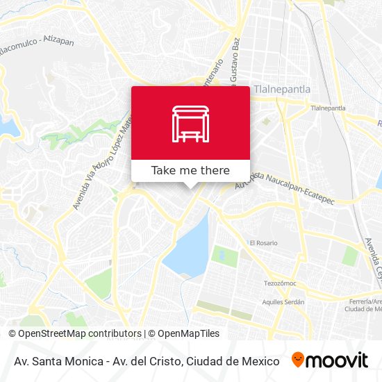 Mapa de Av. Santa Monica - Av. del Cristo