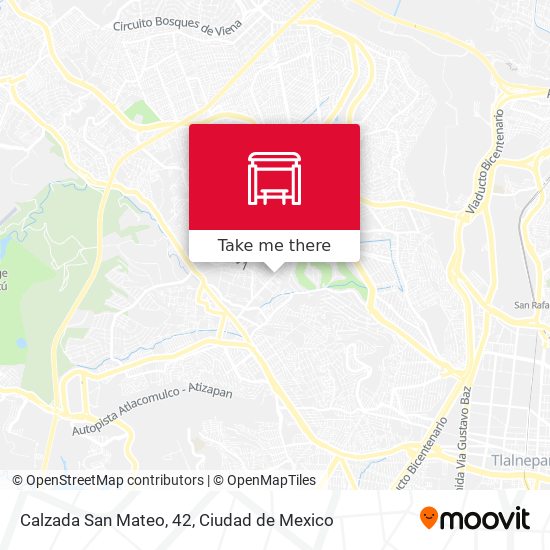 Calzada San Mateo, 42 map