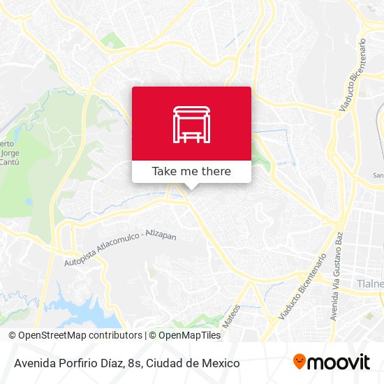 Avenida Porfirio Díaz, 8s map