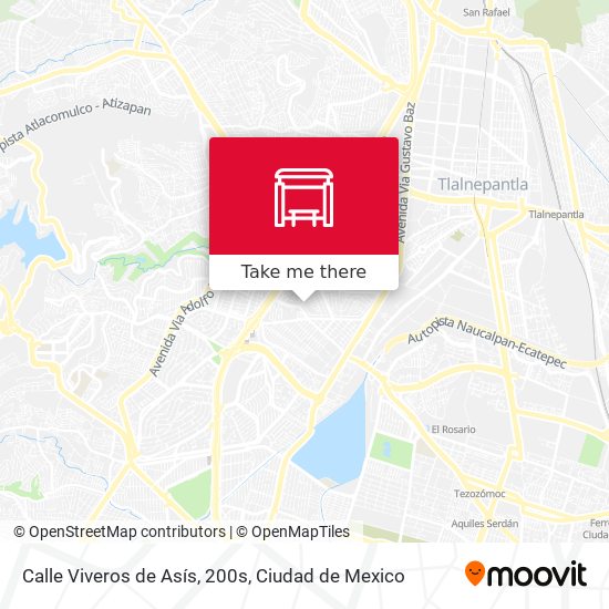 Mapa de Calle Viveros de Asís, 200s