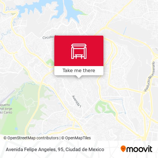 Avenida Felipe Angeles, 95 map