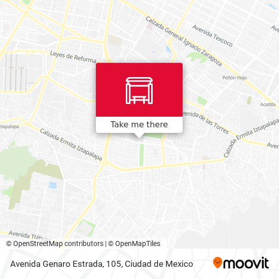 Avenida Genaro Estrada, 105 map