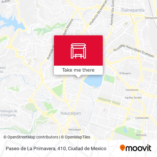 Mapa de Paseo de La Primavera, 410