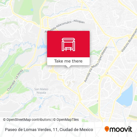 Paseo de Lomas Verdes, 11 map