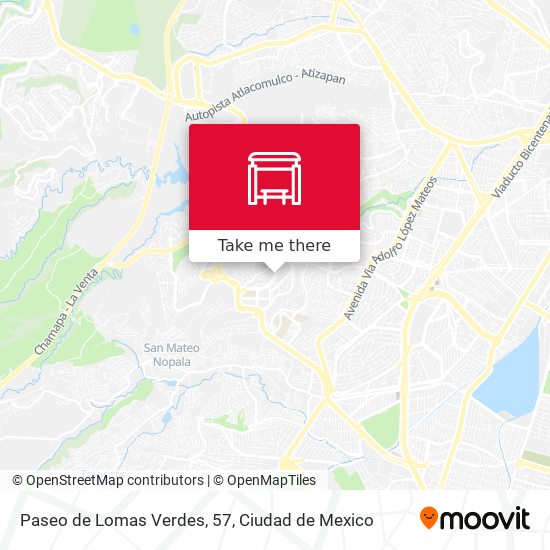 Paseo de Lomas Verdes, 57 map