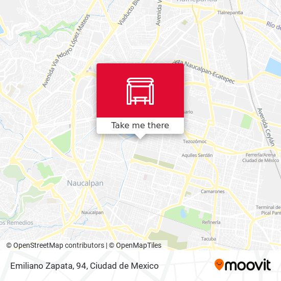 Emiliano Zapata, 94 map