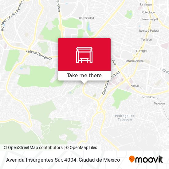 Mapa de Avenida Insurgentes Sur, 4004