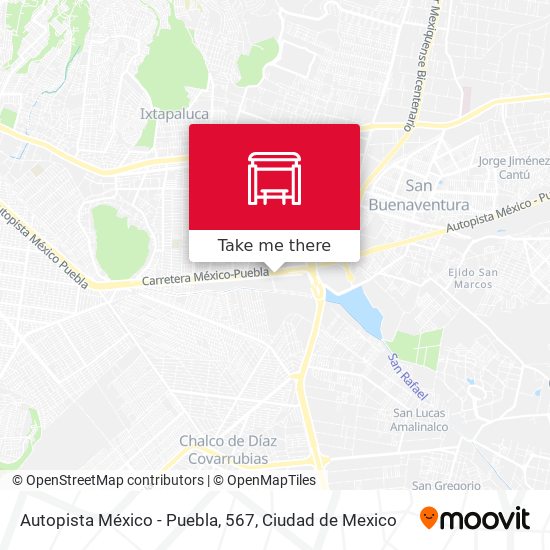 Autopista México - Puebla, 567 map