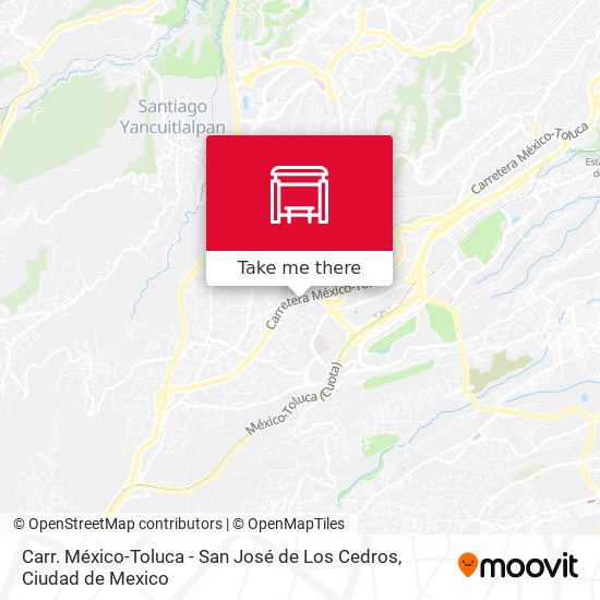 Mapa de Carr. México-Toluca - San José de Los Cedros