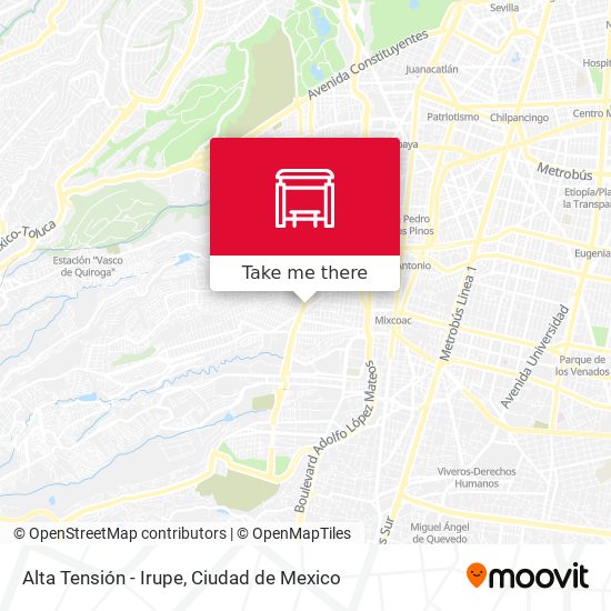 Alta Tensión - Irupe map